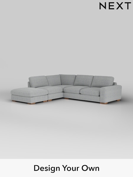 Chunky Marl/Mid Grey Houghton Deep Relaxed Sit (W42525) | £2,675