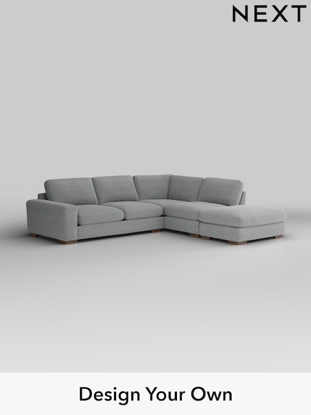 Chunky Marl/Mid Grey Houghton Deep Relaxed Sit (W42525) | £2,675