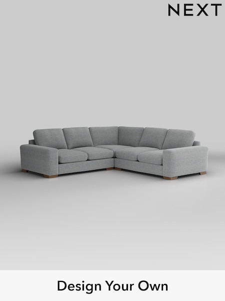 Chunky Marl/Mid Grey Houghton Deep Relaxed Sit (W42525) | £2,825