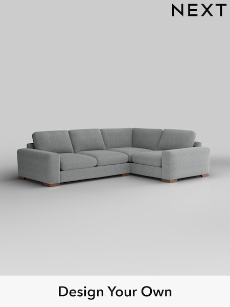Chunky Marl/Mid Grey Houghton Deep Relaxed Sit (W42525) | £2,625