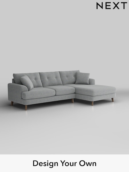 Chunky Marl/Mid Grey Parker Buttoned Back (W42526) | £2,350