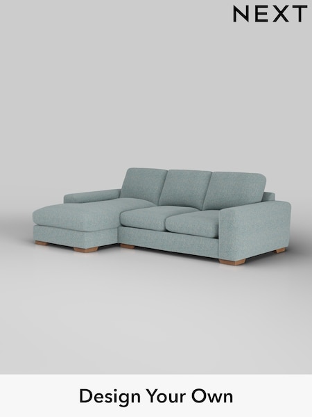 Chunky Marl/Mid Blue Houghton Deep Relaxed Sit (W42530) | £2,125