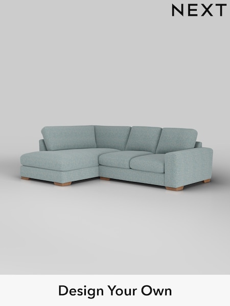 Chunky Marl/Mid Blue Houghton Deep Relaxed Sit (W42530) | £2,150