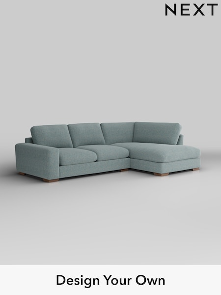 Chunky Marl/Mid Blue Houghton Deep Relaxed Sit (W42530) | £2,250