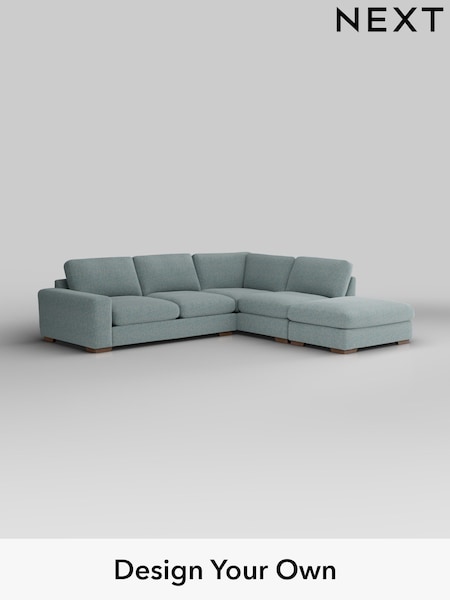 Chunky Marl/Mid Blue Houghton Deep Relaxed Sit (W42530) | £2,675