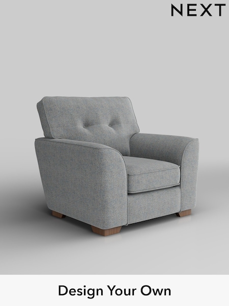Chunky Marl/Mid Grey Stamford Buttoned Back (W42547) | £799