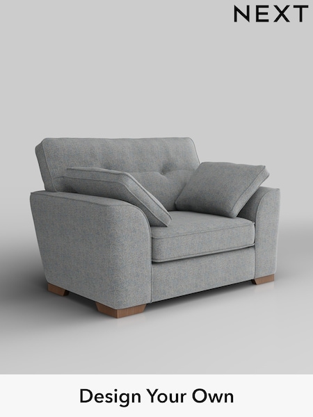 Chunky Marl/Mid Grey Stamford Buttoned Back (W42547) | £899