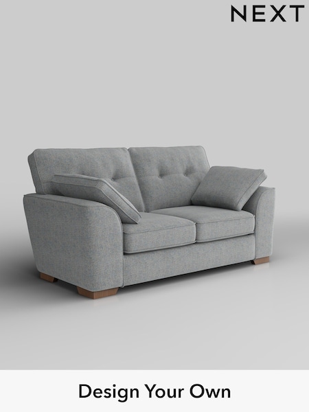 Chunky Marl/Mid Grey Stamford Buttoned Back (W42547) | £1,199