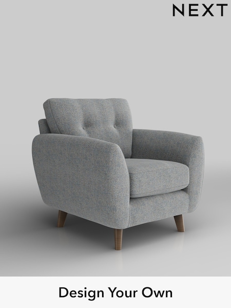 Chunky Marl/Mid Grey Wilson Buttoned Back (W42548) | £599