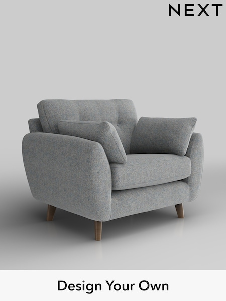 Chunky Marl/Mid Grey Wilson Buttoned Back (W42548) | £699