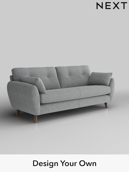 Chunky Marl/Mid Grey Wilson Buttoned Back (W42548) | £1,150