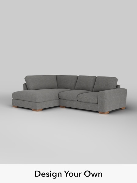 Chunky Texture/Dark Grey Houghton Deep Relaxed Sit (W42551) | £2,150