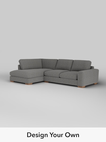 Chunky Texture/Dark Grey Houghton Deep Relaxed Sit (W42551) | £2,250