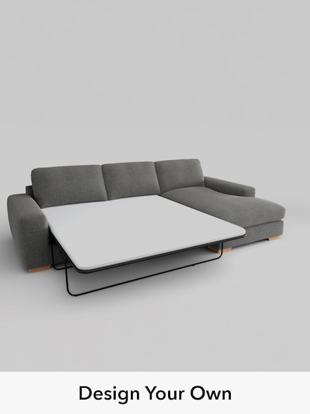 Chunky Texture/Dark Grey Houghton Deep Relaxed Sit (W42551) | £2,825