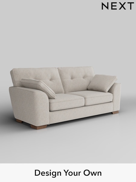 Chunky Marl/Oyster Stamford Buttoned Back (W42557) | £1,299