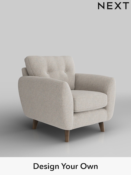 Chunky Marl/Oyster Wilson Buttoned Back (W42558) | £599