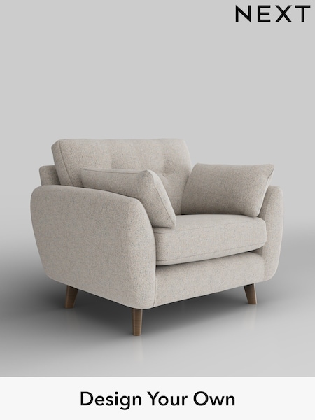 Chunky Marl/Oyster Wilson Buttoned Back (W42558) | £699