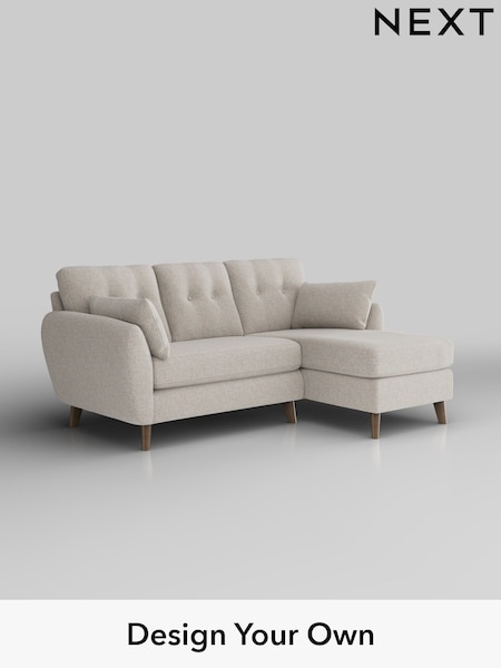 Chunky Marl/Oyster Wilson Buttoned Back (W42558) | £1,575