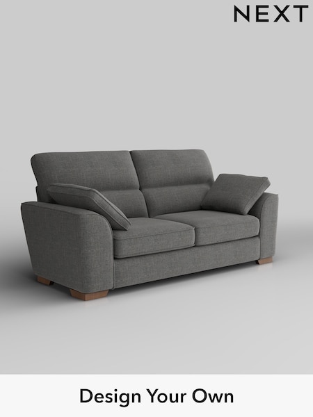 Chunky Texture/Dark Grey Stamford Highback (W42567) | £1,299