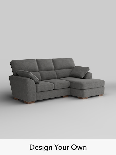 Chunky Texture/Dark Grey Stamford Highback (W42567) | £1,775