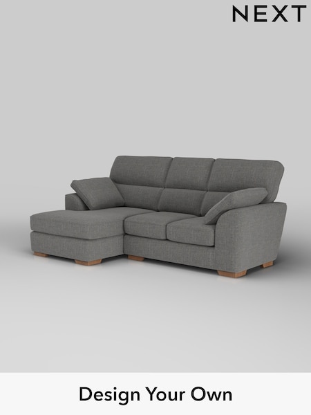 Chunky Texture/Dark Grey Stamford Highback (W42567) | £2,025