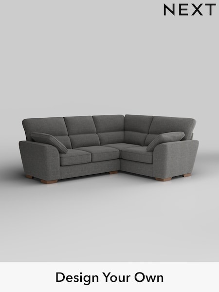 Chunky Texture/Dark Grey Stamford Highback (W42567) | £2,150