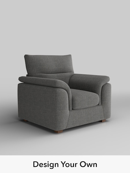 Chunky Texture/Dark Grey Hayden Highback (W42569) | £750