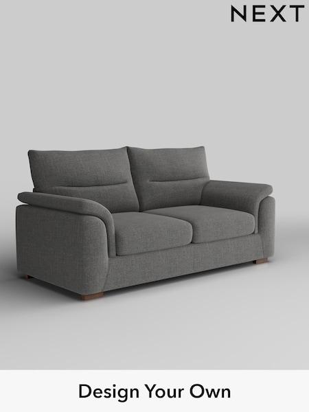 Chunky Texture/Dark Grey Hayden Highback (W42569) | £1,225