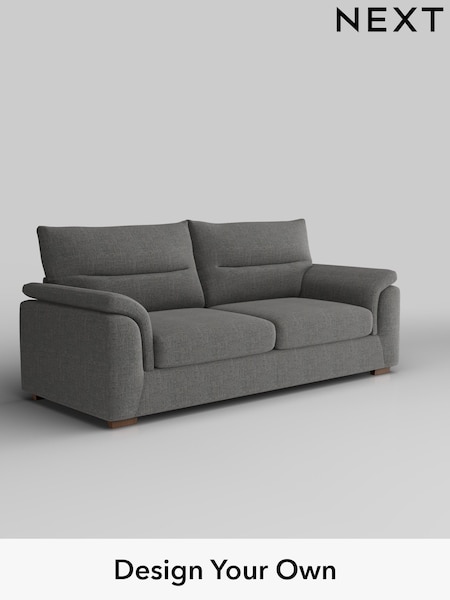 Chunky Texture/Dark Grey Hayden Highback (W42569) | £1,325