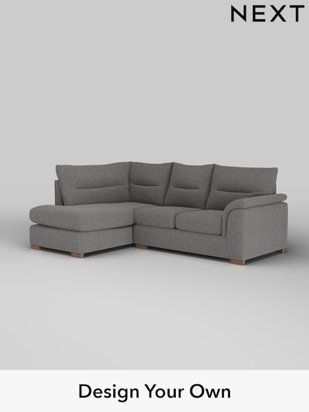 Chunky Texture/Dark Grey Hayden Highback (W42569) | £1,825