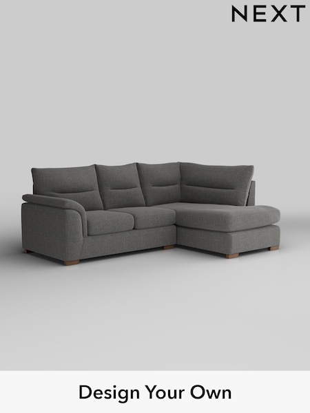 Chunky Texture/Dark Grey Hayden Highback (W42569) | £1,825