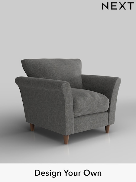 Chunky Texture/Dark Grey Hartley Relaxed Sit (W42576) | £825