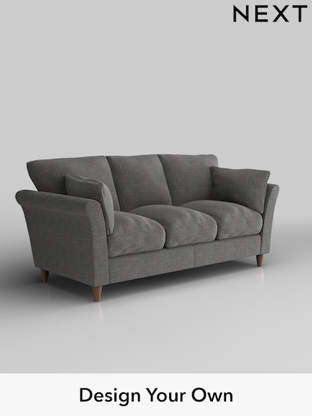 Chunky Texture/Dark Grey Hartley Relaxed Sit (W42576) | £1,275