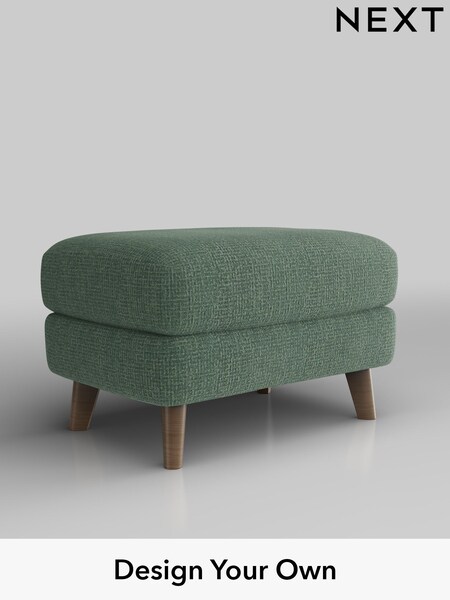 Chunky Texture/Mid Forest Green Parker Buttoned Back (W42591) | £425