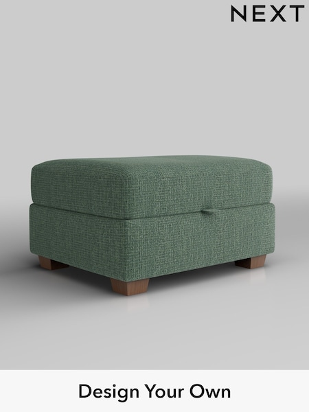 Chunky Texture/Mid Forest Green Heath Highback (W42592) | £475