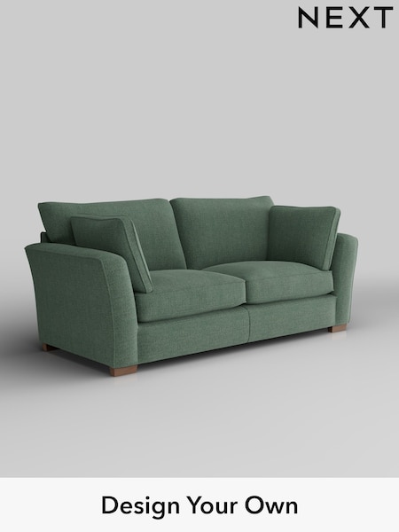 Chunky Texture/Mid Forest Green Heath Highback (W42592) | £1,325