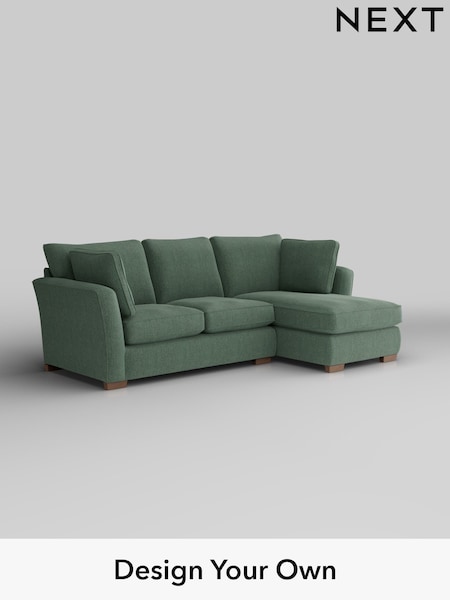 Chunky Texture/Mid Forest Green Heath Highback (W42592) | £1,899