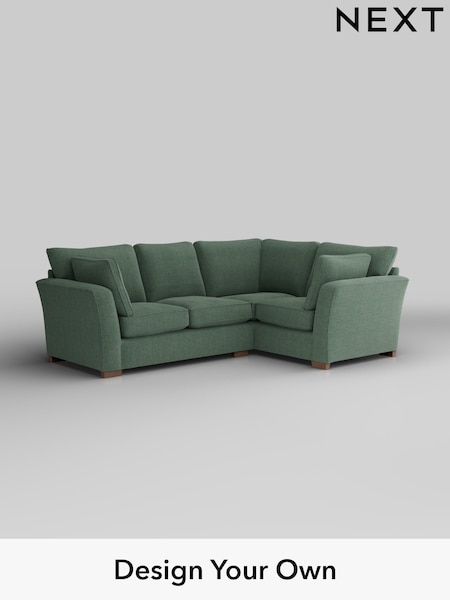 Chunky Texture/Mid Forest Green Heath Highback (W42592) | £2,050