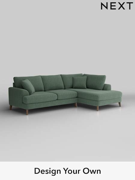 Chunky Texture/Mid Forest Green Parker (W42593) | £2,250