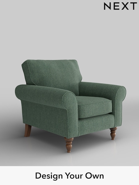 Chunky Texture/Mid Forest Green Mallory (W42596) | £625