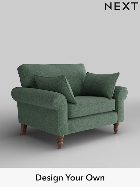 Chunky Texture/Mid Forest Green Mallory (W42596) | £725