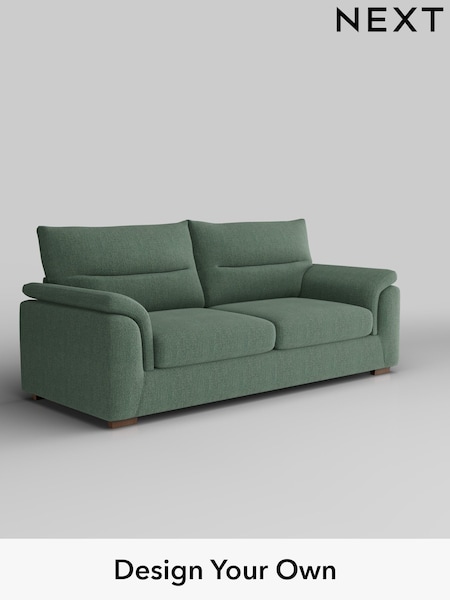 Chunky Texture/Mid Forest Green Hayden Highback (W42597) | £1,325