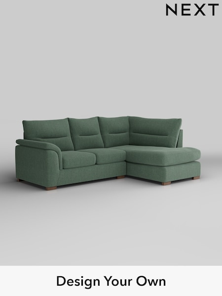 Chunky Texture/Mid Forest Green Hayden Highback (W42597) | £1,825