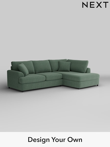Chunky Texture/Mid Forest Green Parker Platform (W42600) | £2,250