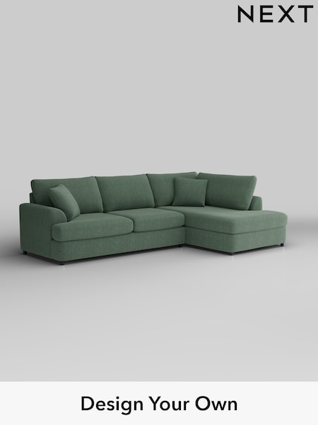 Chunky Texture/Mid Forest Green Parker Platform (W42600) | £2,350