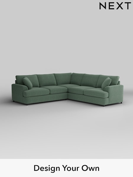 Chunky Texture/Mid Forest Green Parker Platform (W42600) | £2,725