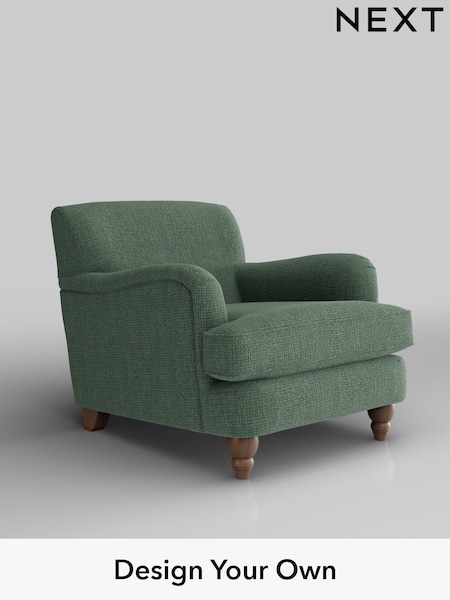 Chunky Texture/Mid Forest Green Lilly Ii (W42603) | £650