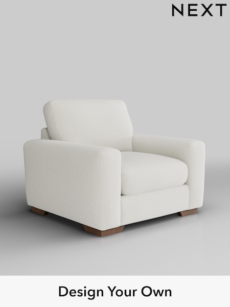 Chunky Texture/Oyster Houghton Deep Relaxed Sit (W42605) | £925