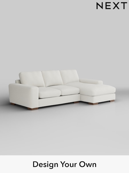 Chunky Texture/Oyster Houghton Deep Relaxed Sit (W42605) | £2,125