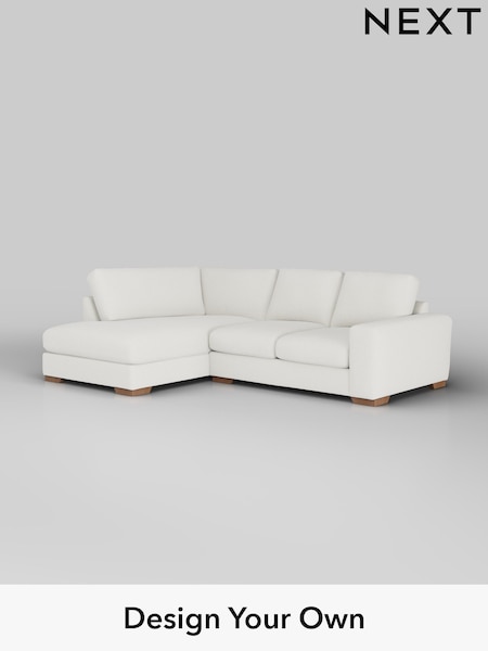 Chunky Texture/Oyster Houghton Deep Relaxed Sit (W42605) | £2,150